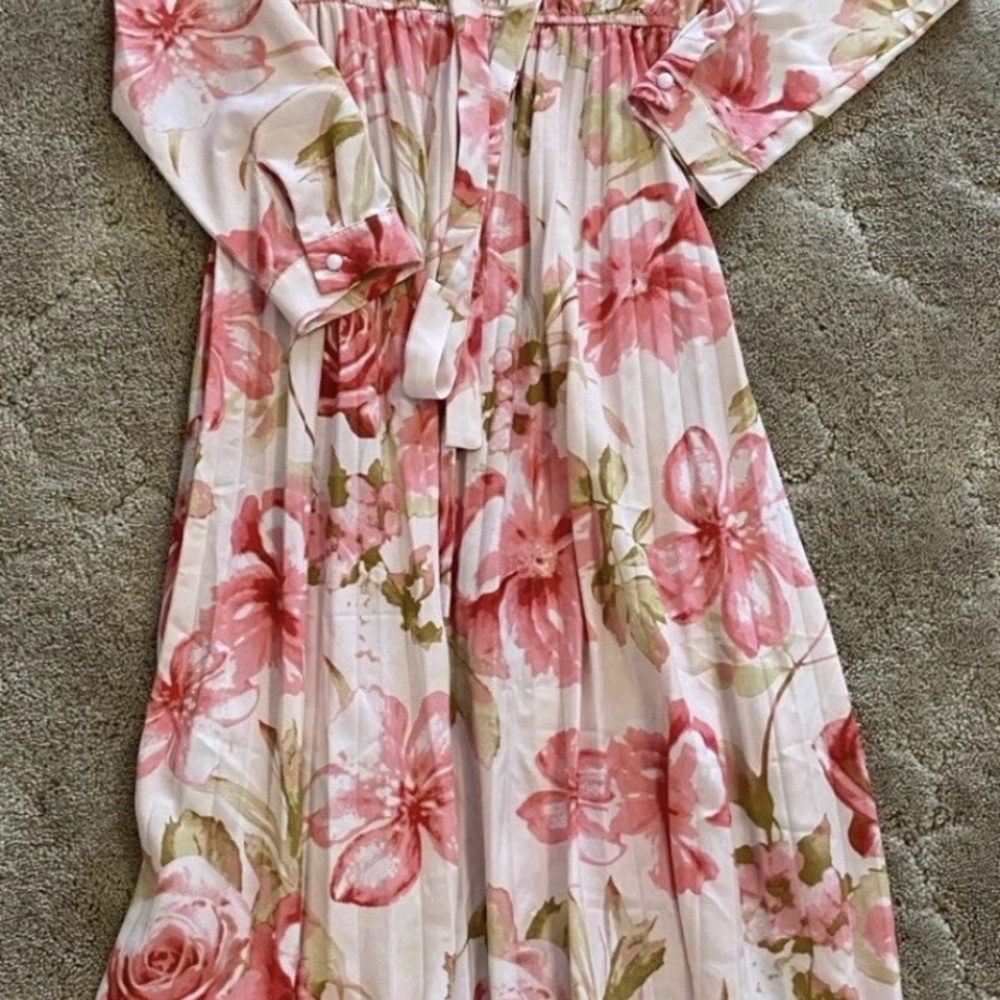 SHEIN Floral maxi Dress with Pink and